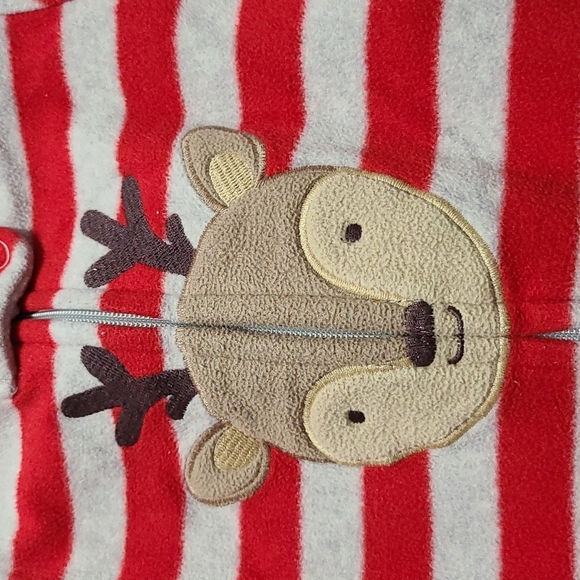 Fleece Christmas Footie - Picture 3 of 3